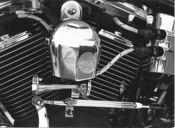 Car horn clearance on motorcycle